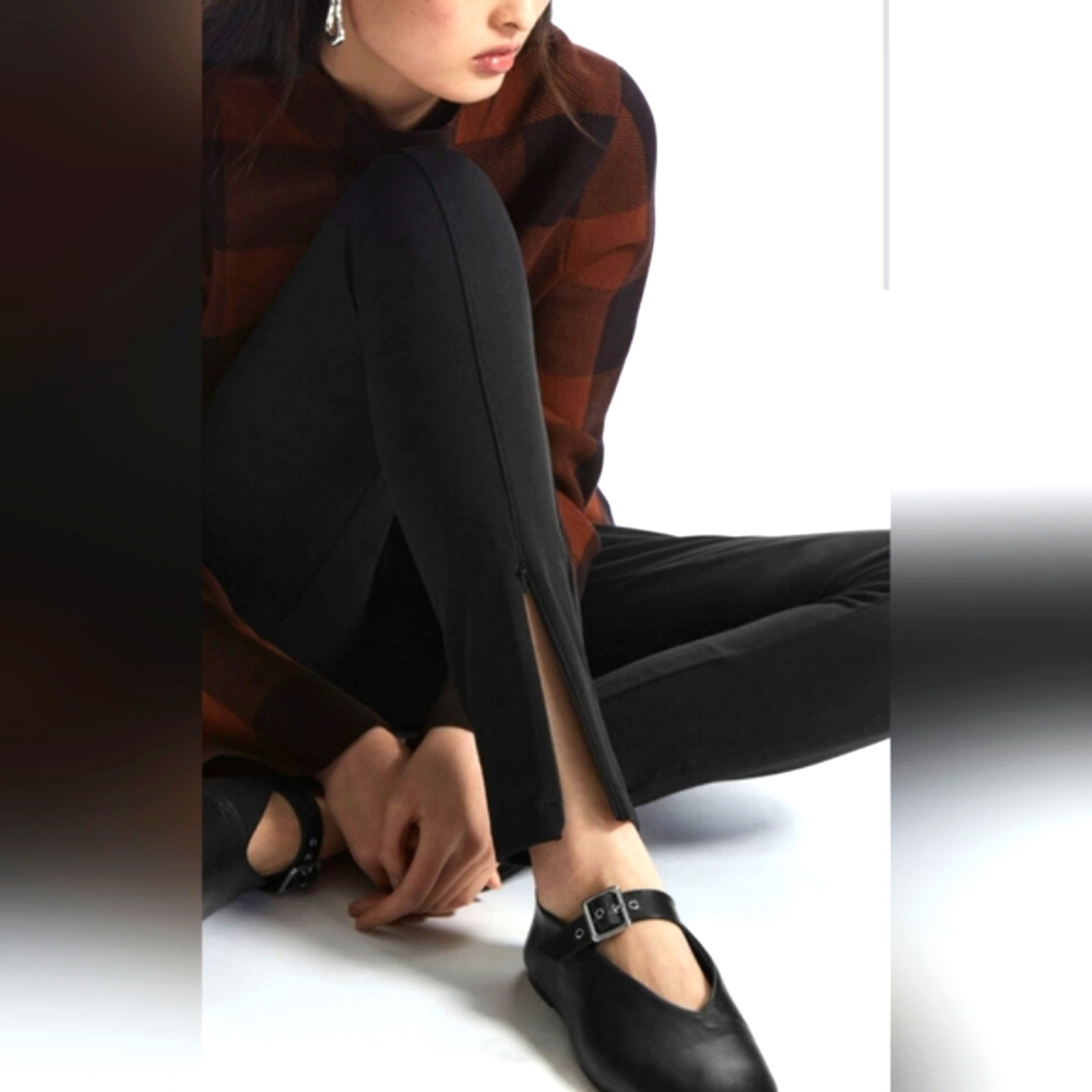 NWT H&M zip hem leggings